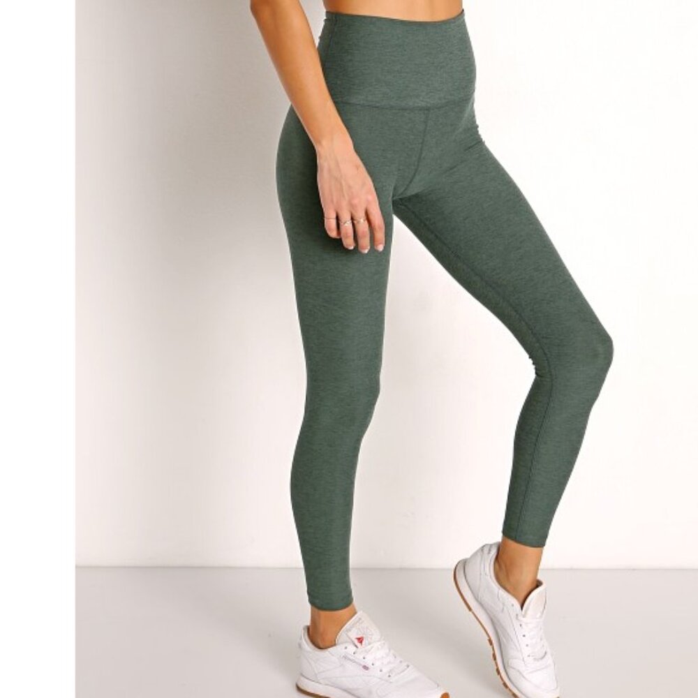 Beyond Yoga Spacedye High Waist Leggings Green Ivy Size 1X